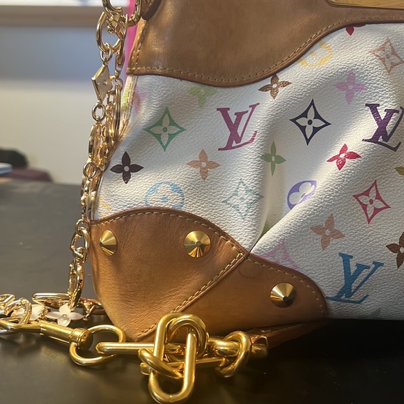 Louis Vuitton Purse White Monogram Judy Shoulder Bag - Picture 4 of 8